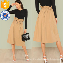 Ruffle Waist Cocoon Skirt Manufacture Wholesale Fashion Women Apparel (TA3081S)